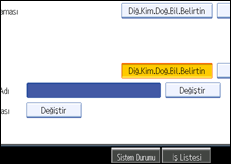 İşlem paneli ekran çizimi