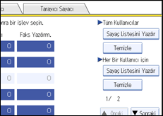 İşlem paneli ekran çizimi