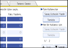 İşlem paneli ekran çizimi