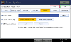 İşlem paneli ekran çizimi