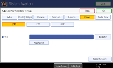 İşlem paneli ekran çizimi