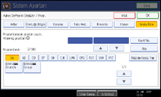 İşlem paneli ekran çizimi