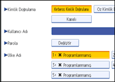İşlem paneli ekran çizimi
