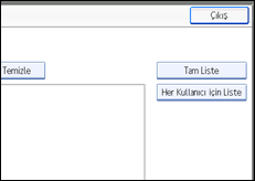 İşlem paneli ekranı gösterimi