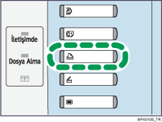 Yazıcı tuşu gösterimi