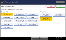 İşlem paneli ekranı gösterimi