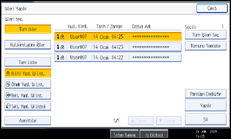 İşlem paneli ekranı gösterimi