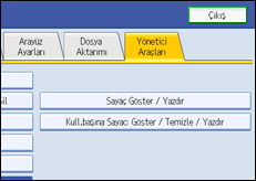 İşlem paneli ekran resmi