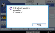 İşlem paneli ekran resmi