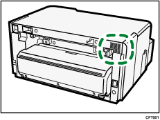 ilustración del cuerpo de la impresora