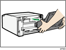 ilustración de la bandeja bypass