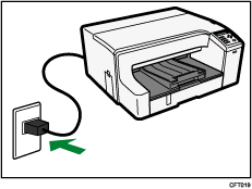 ilustración del cable de alimentación