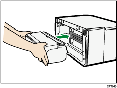 Ilustración de la unidad dúplex