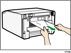 ilustración del cuerpo de la impresora