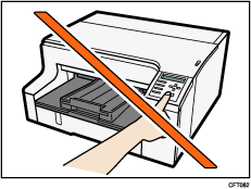 ilustración del cuerpo de la impresora