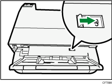 ilustración de la bandeja bypass