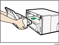 ilustración de la bandeja bypass
