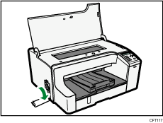 ilustración del cuerpo de la impresora