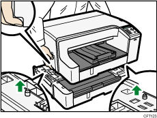 Ilustración de la unidad de alimentación de papel