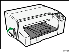 ilustración del cuerpo de la impresora