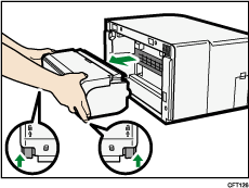 Ilustración de la unidad dúplex