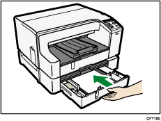 Ilustración de la unidad de alimentación de papel