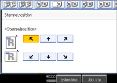 Die Abbildung zeigt das Bedienfeld-Display