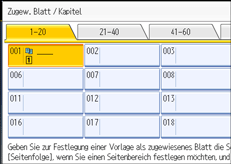 Die Abbildung zeigt das Bedienfeld-Display