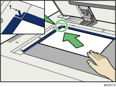 Die Abbildung zeigt das Vorlagenglas