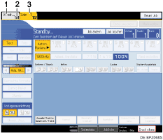 Abbildung Job-Voreinstellung mit nummerierter Illustration