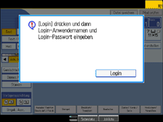 Abbildung der Bedienfeldanzeige