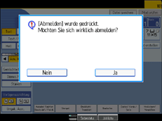 Abbildung der Bedienfeldanzeige
