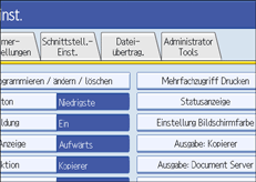 Abbildung Bedienfeld-Display