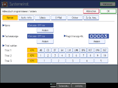 Abbildung Bedienfeld-Display