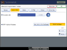Abbildung Bedienfeld-Display