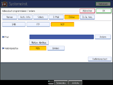 Abbildung Bedienfeld-Display