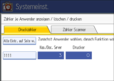 Abbildung Bedienfeld-Display