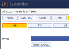 Abbildung Bedienfeld-Display