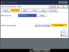 Abbildung Bedienfeld-Display
