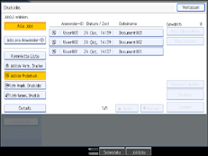 Die Abbildung zeigt die Bedienfeldanzeige