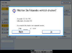 Die Abbildung zeigt die Bedienfeldanzeige