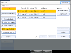 Die Abbildung zeigt die Bedienfeldanzeige