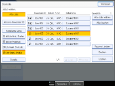 Die Abbildung zeigt die Bedienfeldanzeige