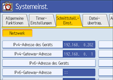 Abbildung Bedienfeld-Display