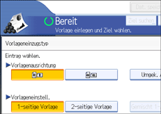 Abbildung Bedienfeld-Display