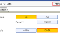 Abbildung Bedienfeld-Display