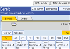 Abbildung Bedienfeld-Display