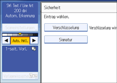 Abbildung Bedienfeld-Display