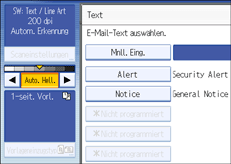 Abbildung Bedienfeld-Display