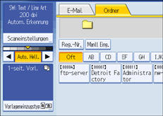 Abbildung Bedienfeld-Display